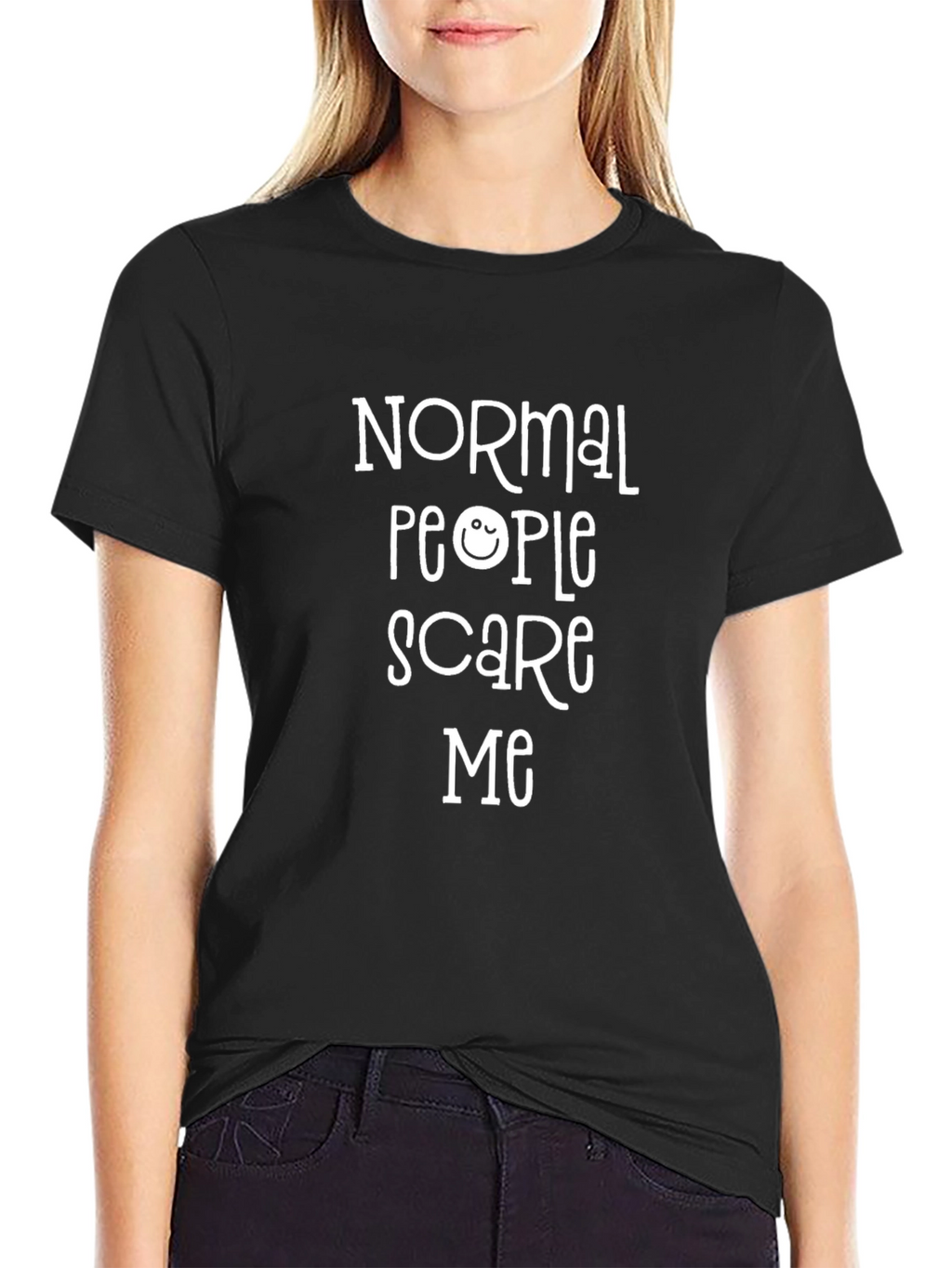 Normal People Scare Me Graphic T-Shirt