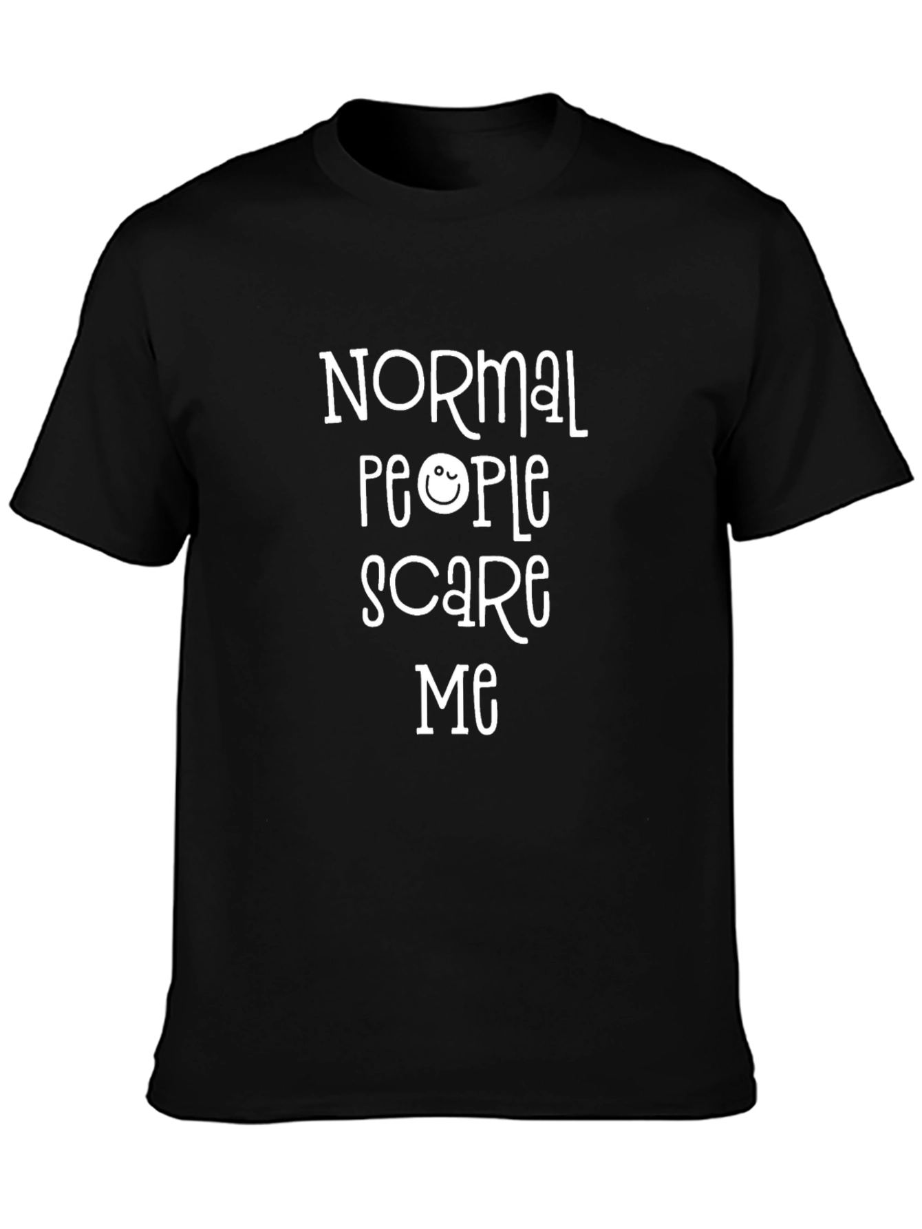 Normal People Scare Me Graphic T-Shirt