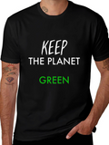 Keep the Planet Green T-Shirt - Eco-Friendly Tee