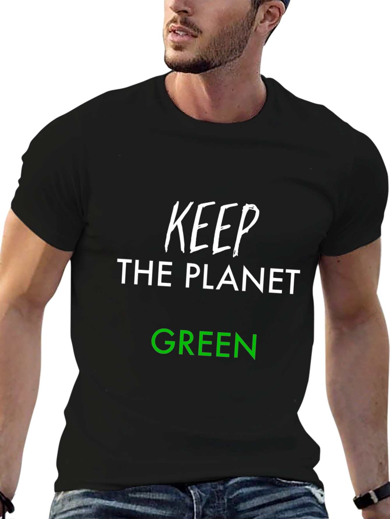 Keep the Planet Green T-Shirt - Eco-Friendly Tee