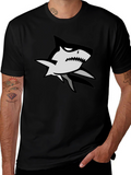 Shark Graphic Black T-Shirt