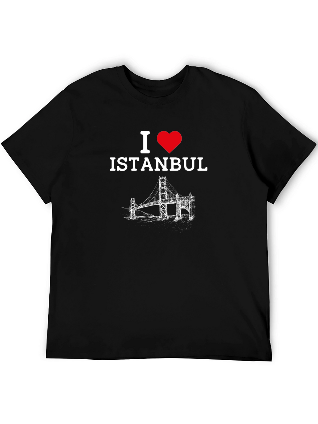 I Love Istanbul Black T-Shirt