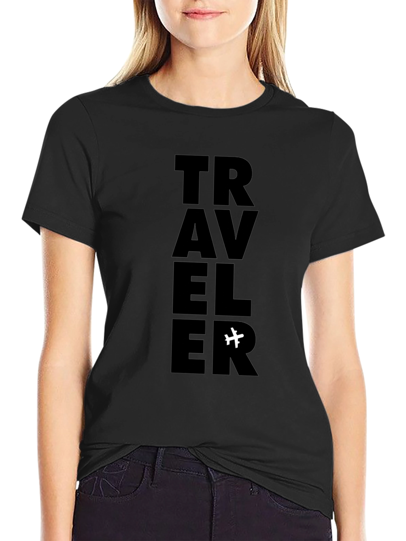 Traveler Graphic T-Shirt - Black