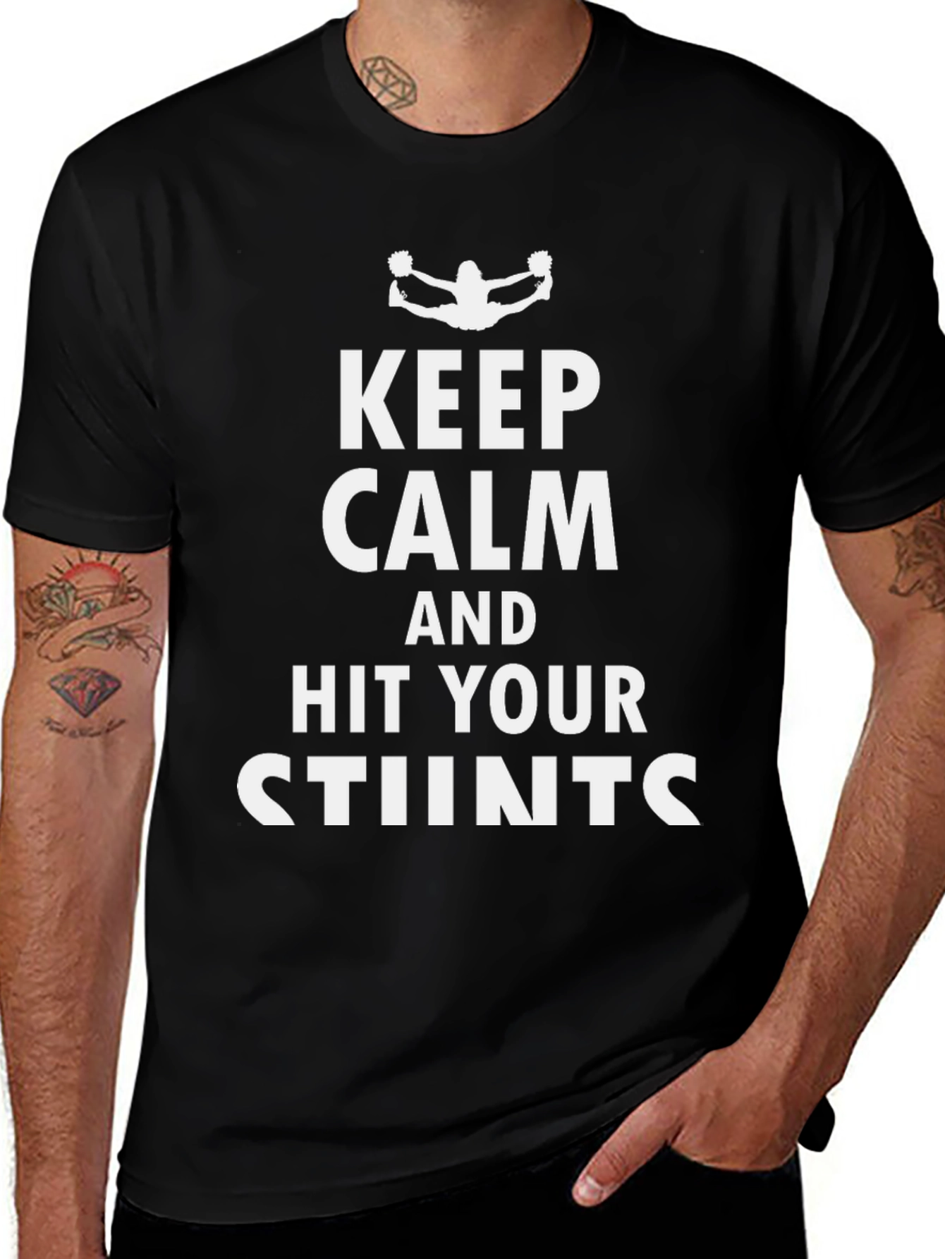 Keep Calm & Hit Your Stunts Graphic Tee