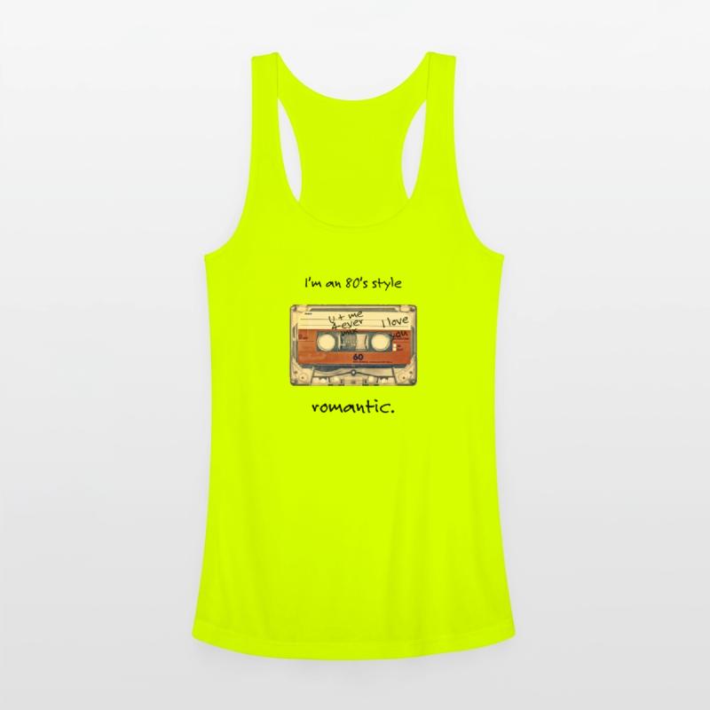 80's Style Romantic Vintage Cassette (black)