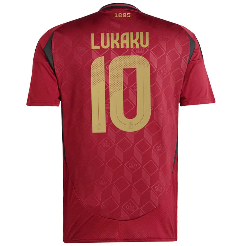 LUKAKU #10 Belgium 1:1 Quality Home Fans Jersey 2024/25 ★★ Front