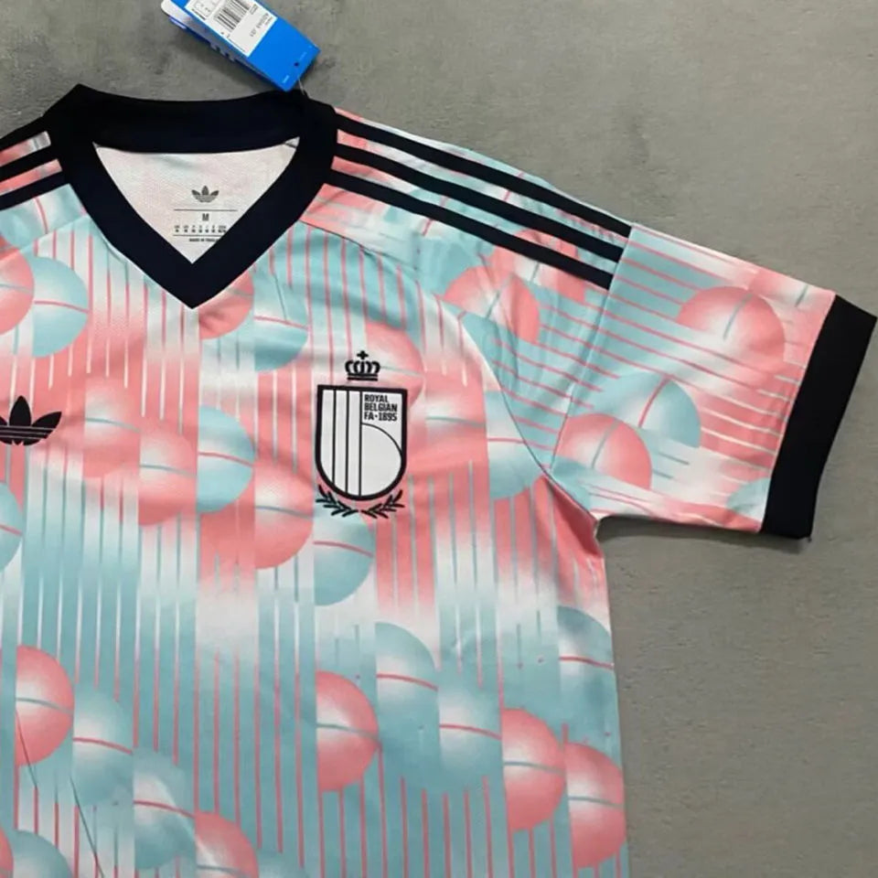2026/27 Belgium Away Fans Soccer Jersey Detail 1