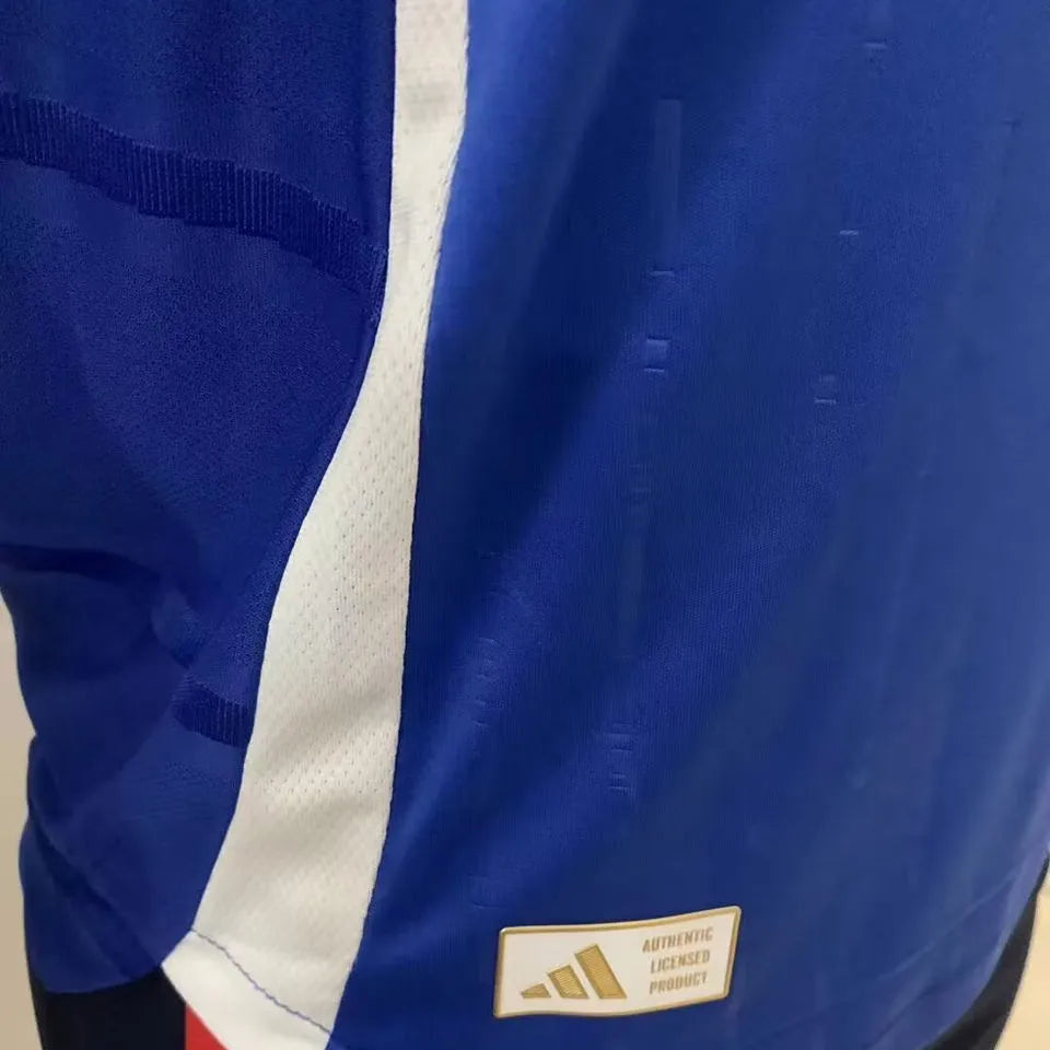 2024 Italy Home Blue Player Version Soccer Jersey Detail 4