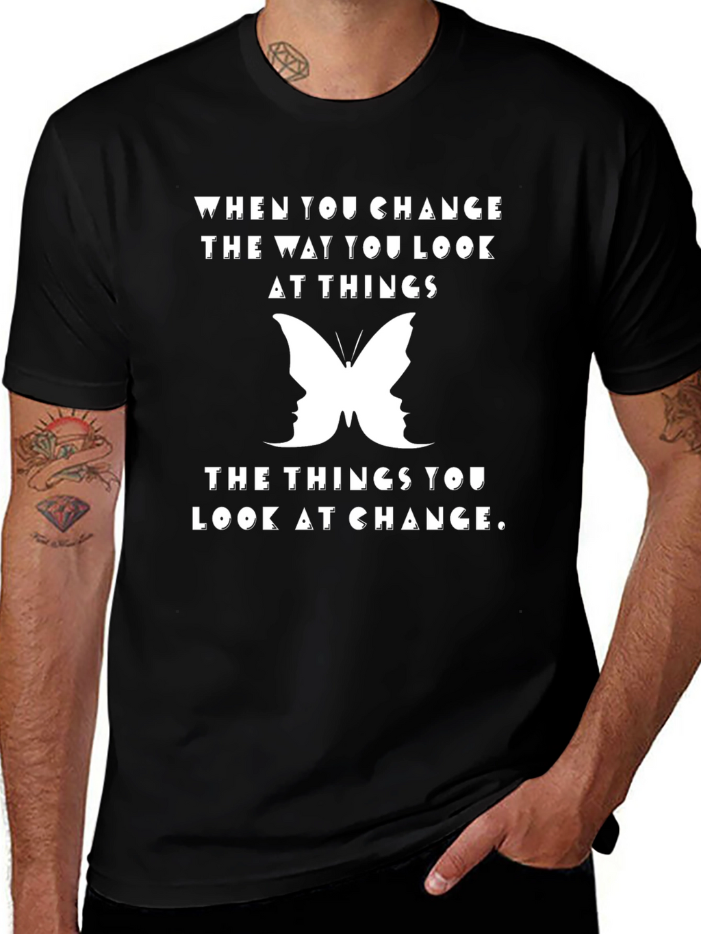 Inspirational Change T-Shirt: Look at Things Differently