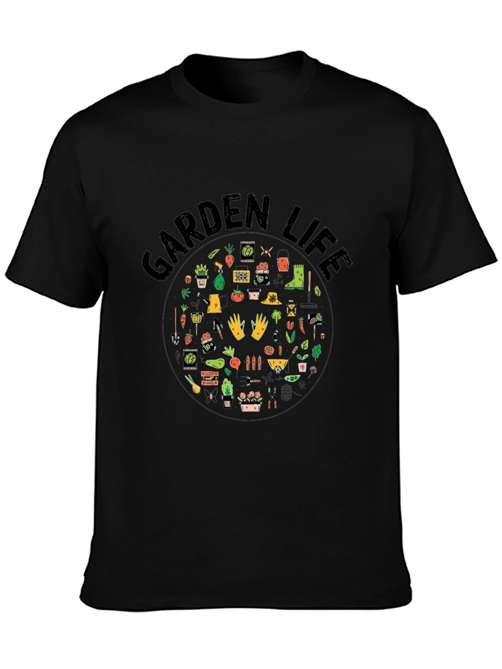 Garden Life Black T-Shirt