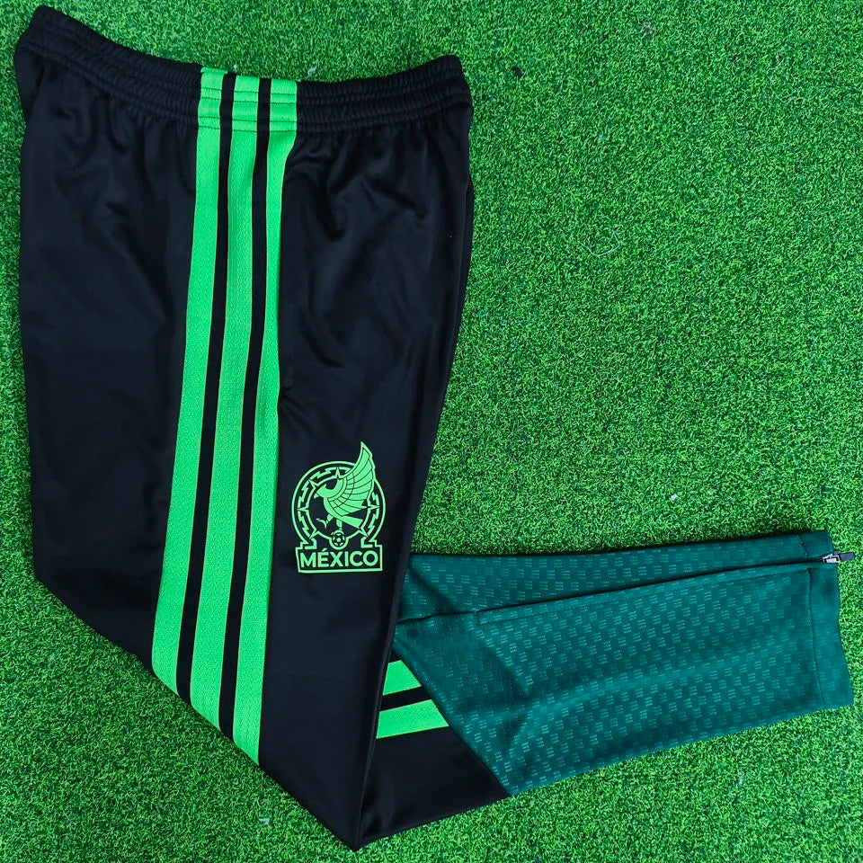 2026/27 Mexico Black Sports Trousers Front