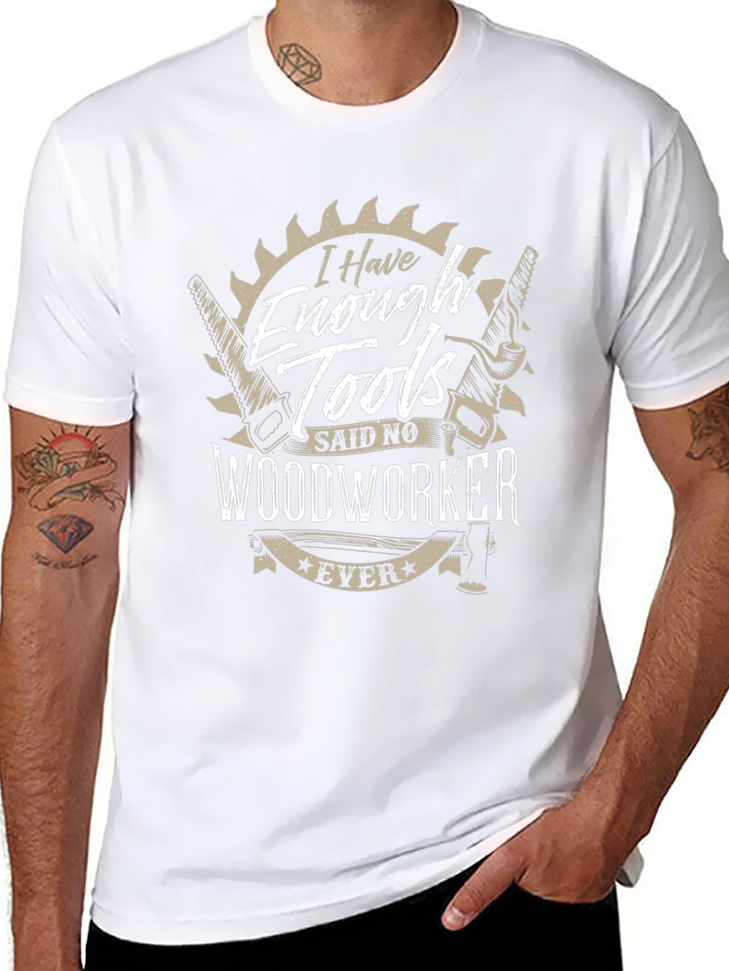 Funny Woodworker T-Shirt - Enough Tools