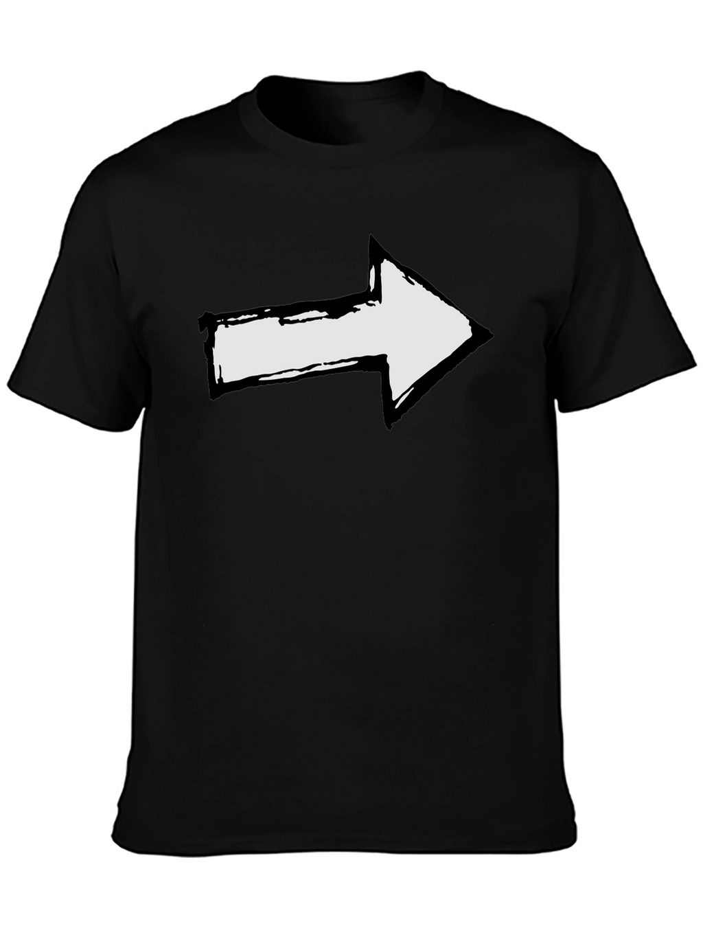 Right Arrow Graphic Tee - Bold Direction T-Shirt