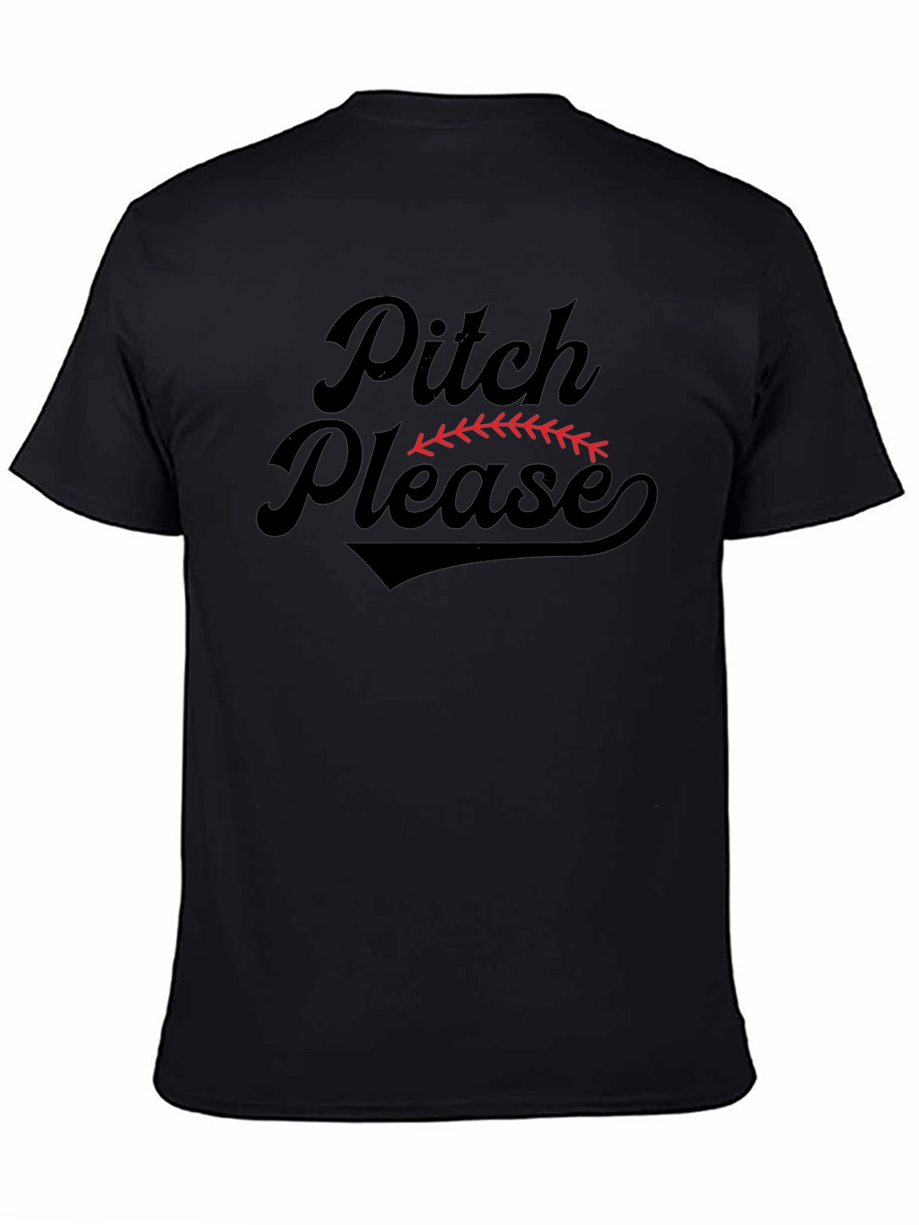 Pitch Please Baseball Graphic T-Shirt