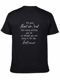 Heart & Soul Graphic Tee - Inspirational Unisex T-Shirt