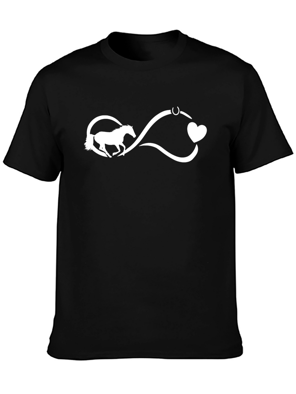 Horse Lover Infinity Heart Tee