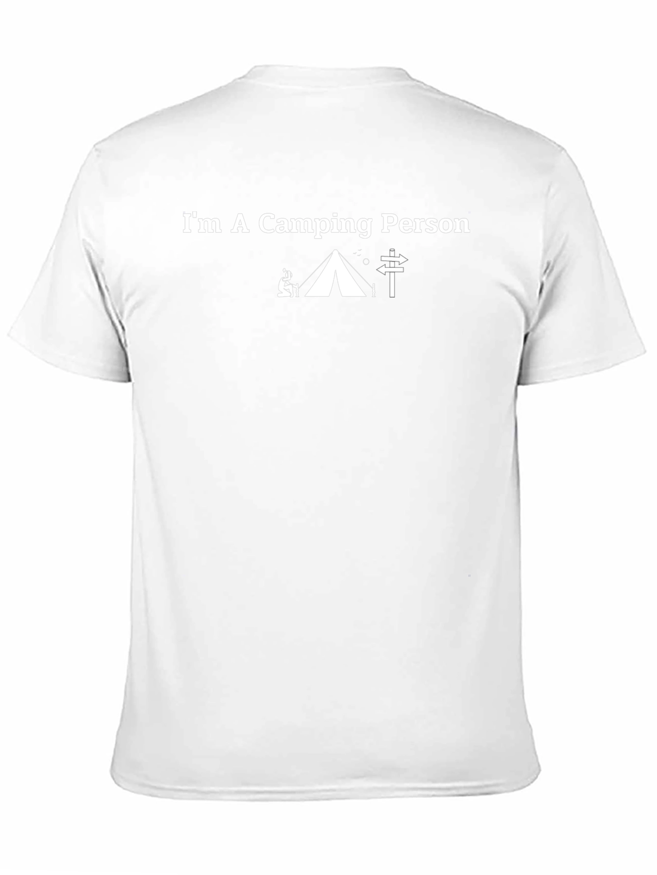Camping Person T-Shirt - Outdoor Adventure Tee