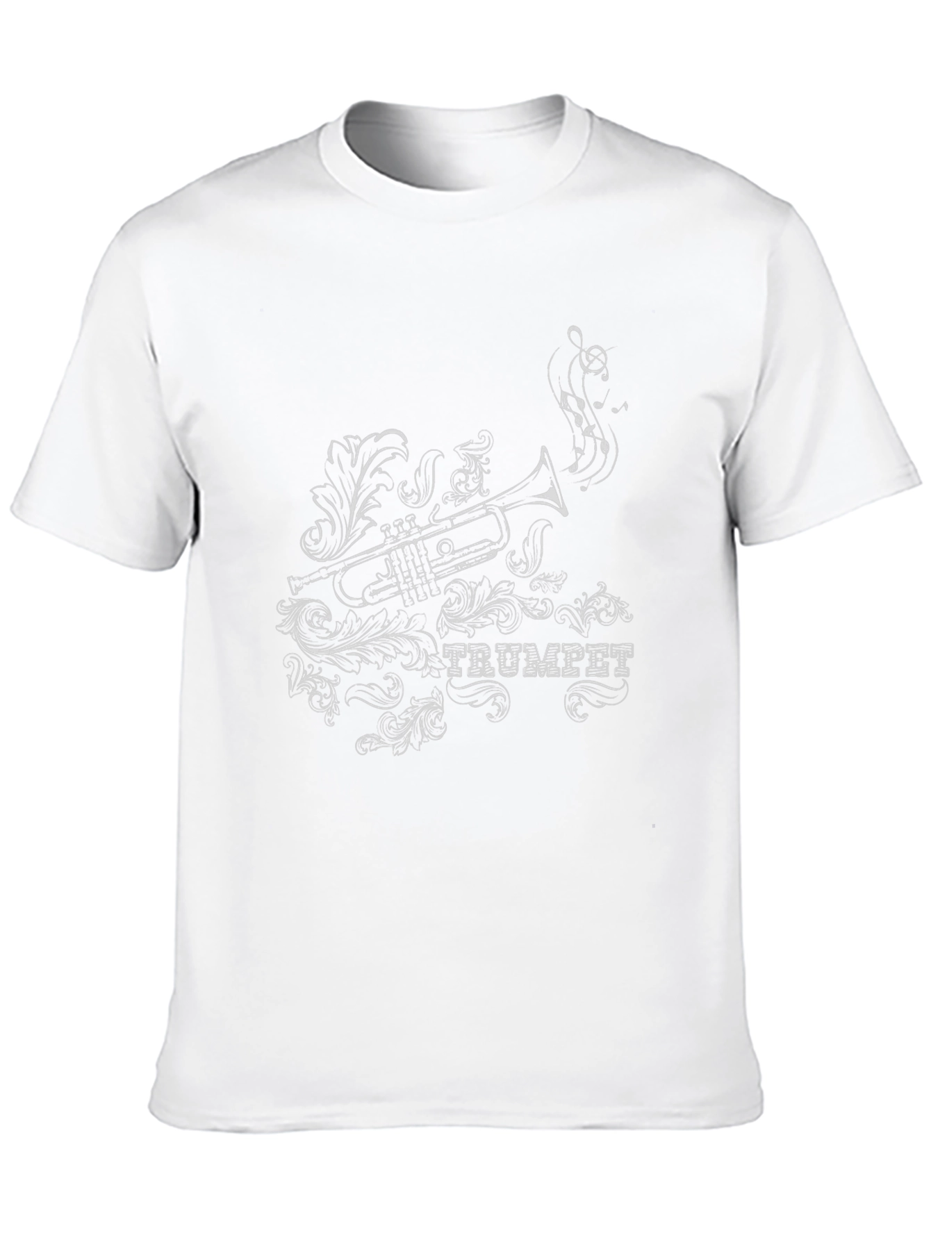 Trumpet Graphic T-Shirt - Stylish Musical Tee
