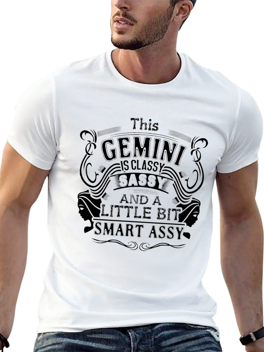 Gemini Classy Sassy Smart Assy Graphic Tee