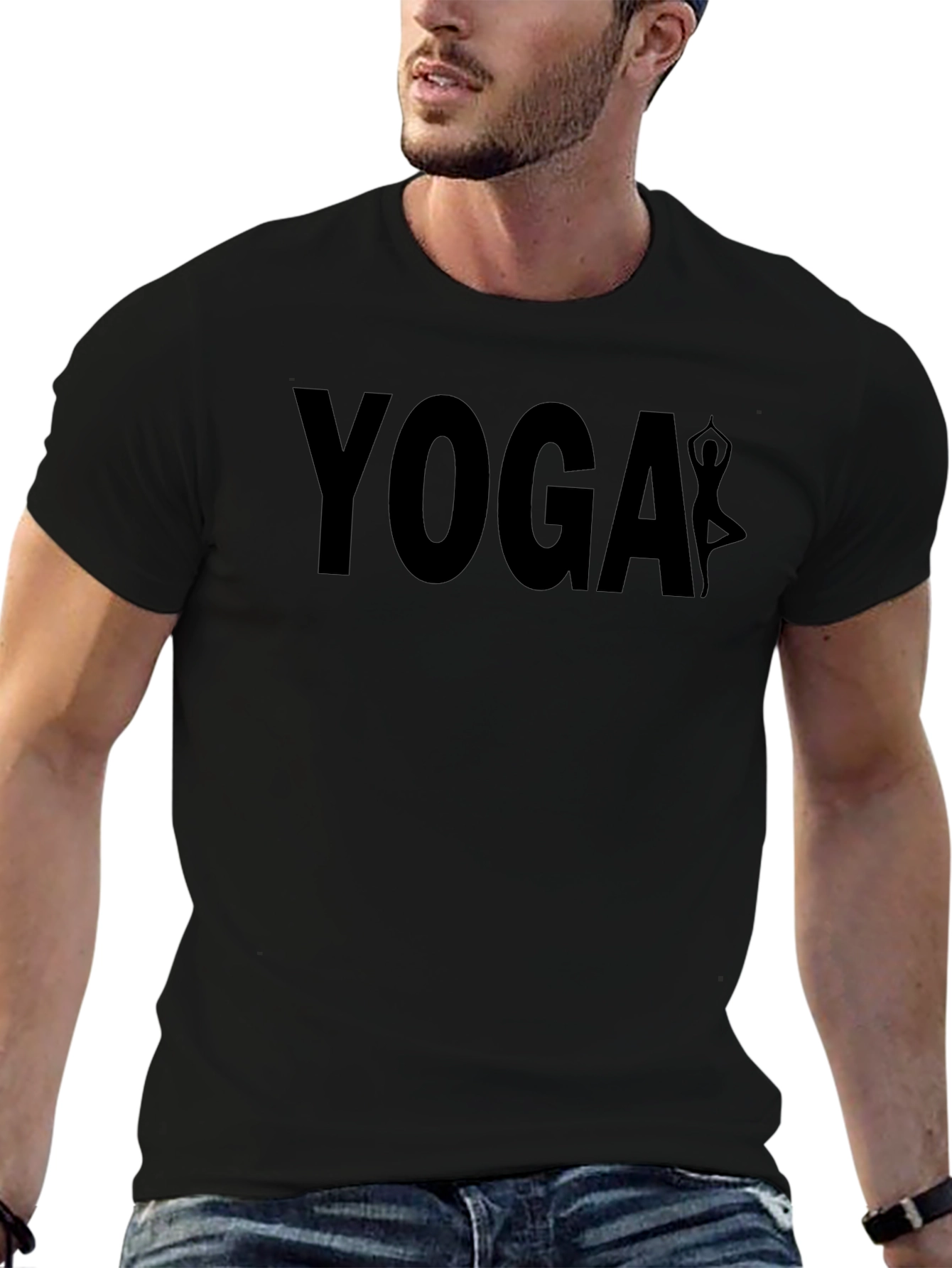 Yoga Graphic Tee - Black