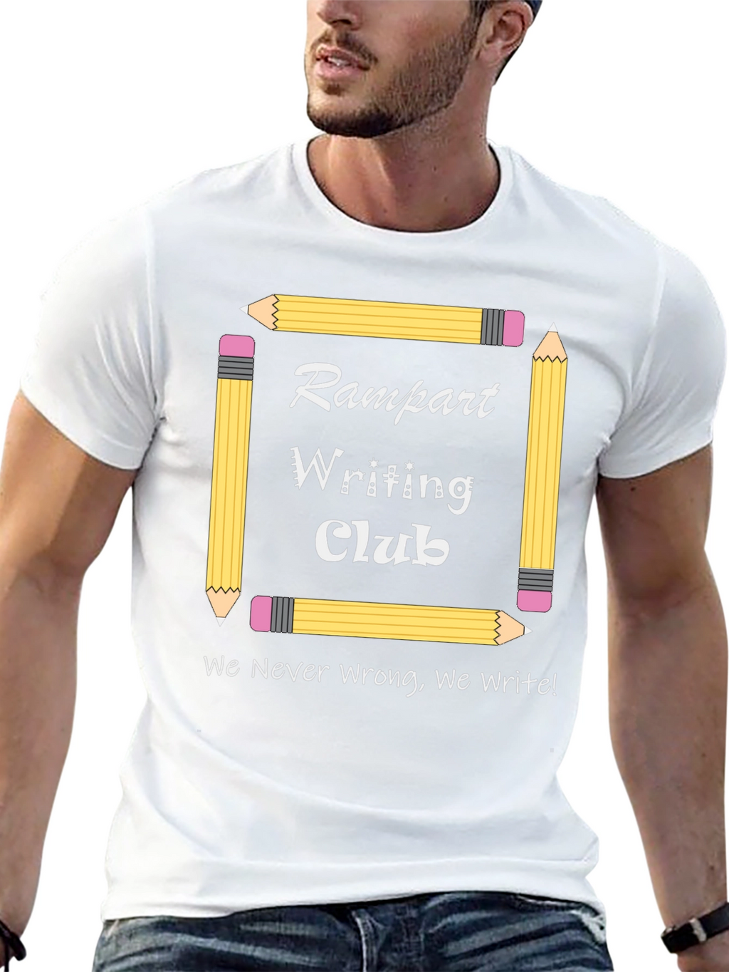Rampart Writing Club Tee - Creative Writer Apparel