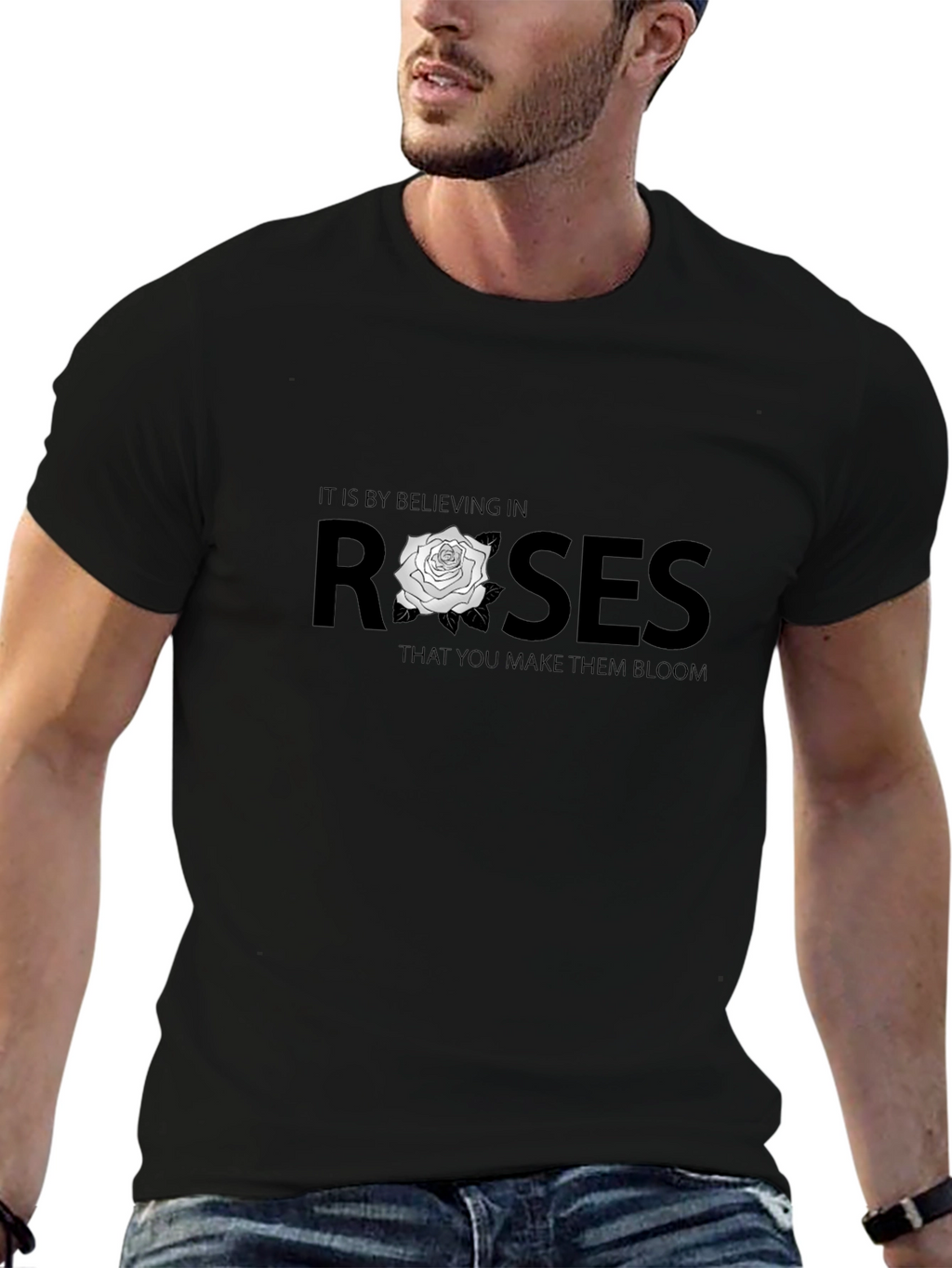 Believe in Roses Graphic T-Shirt