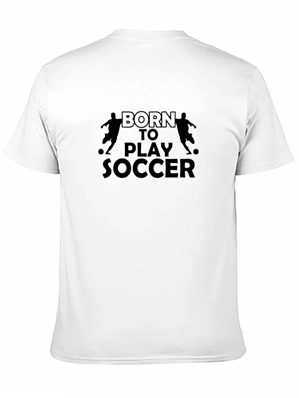 Born to Play Soccer Graphic Tee - Black