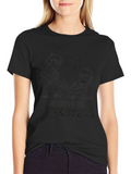 Love Sharing Ups & Downs Black Graphic Tee