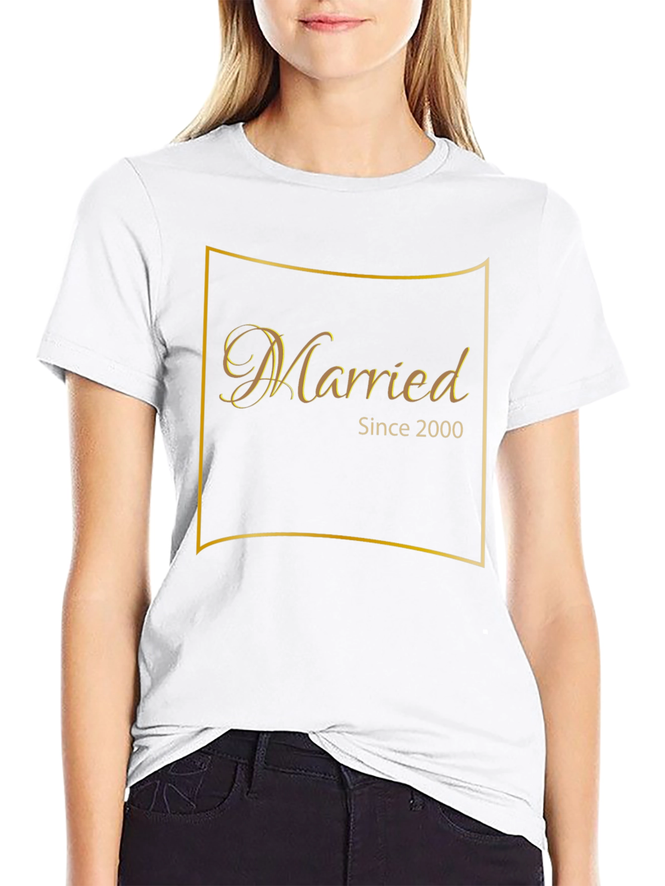 Married Since 2000 Black T-Shirt