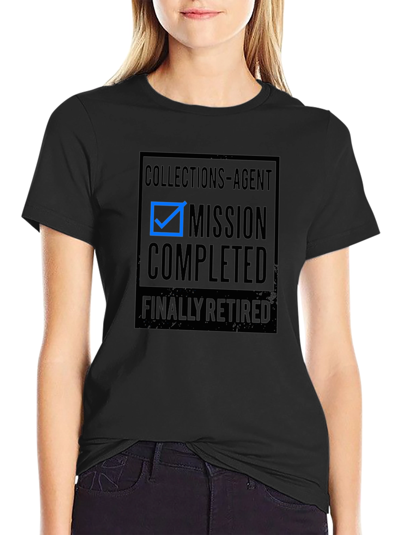 Collections Agent Mission Completed Retired T-Shirt