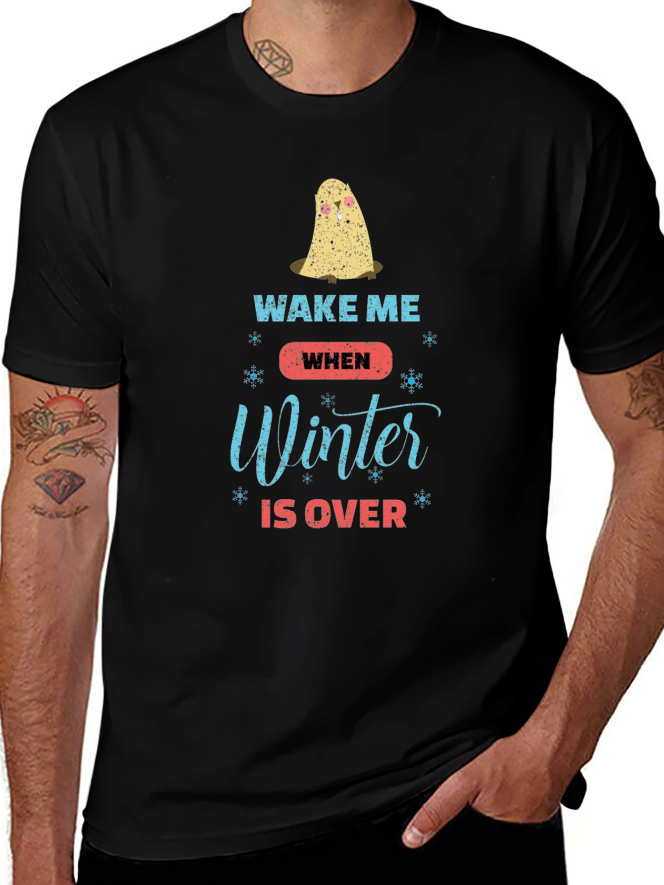Wake Me When Winter Is Over Graphic T-Shirt