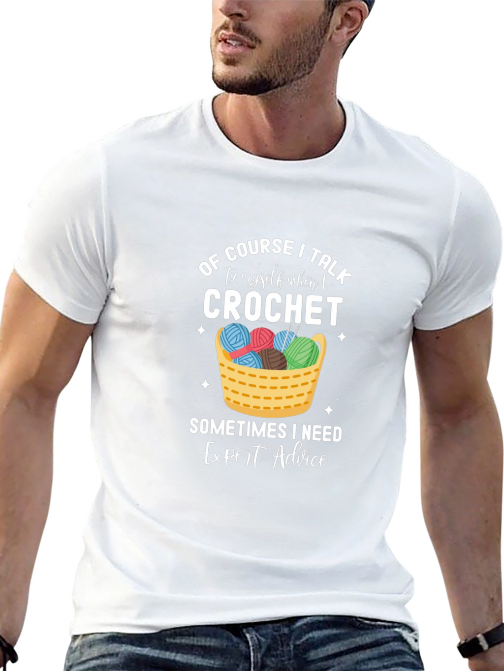 Crochet Expert Advice Graphic T-Shirt