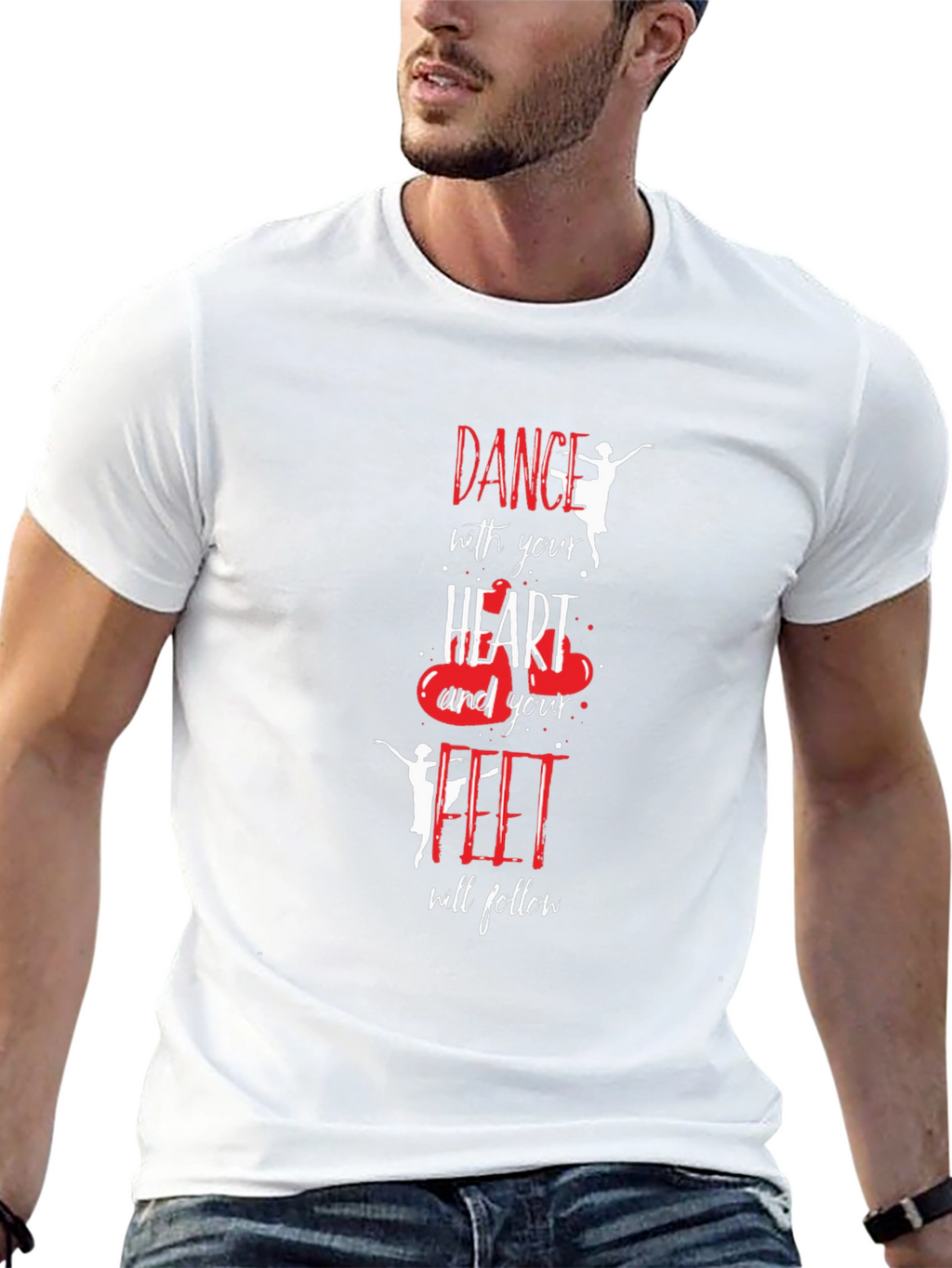 Dance with Your Heart Black T-Shirt