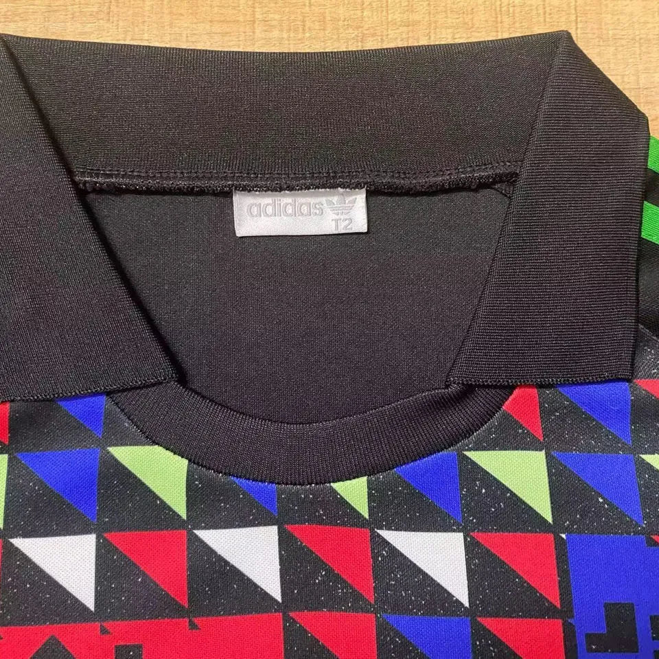 1990 Argentina GK Retro Soccer Jersey Detail 1