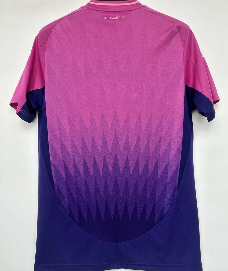 HAVERTZ #7 Germany 1:1 Quality Away Pink Fans Soccer Jersey 2024/25 ★★ Detail 3