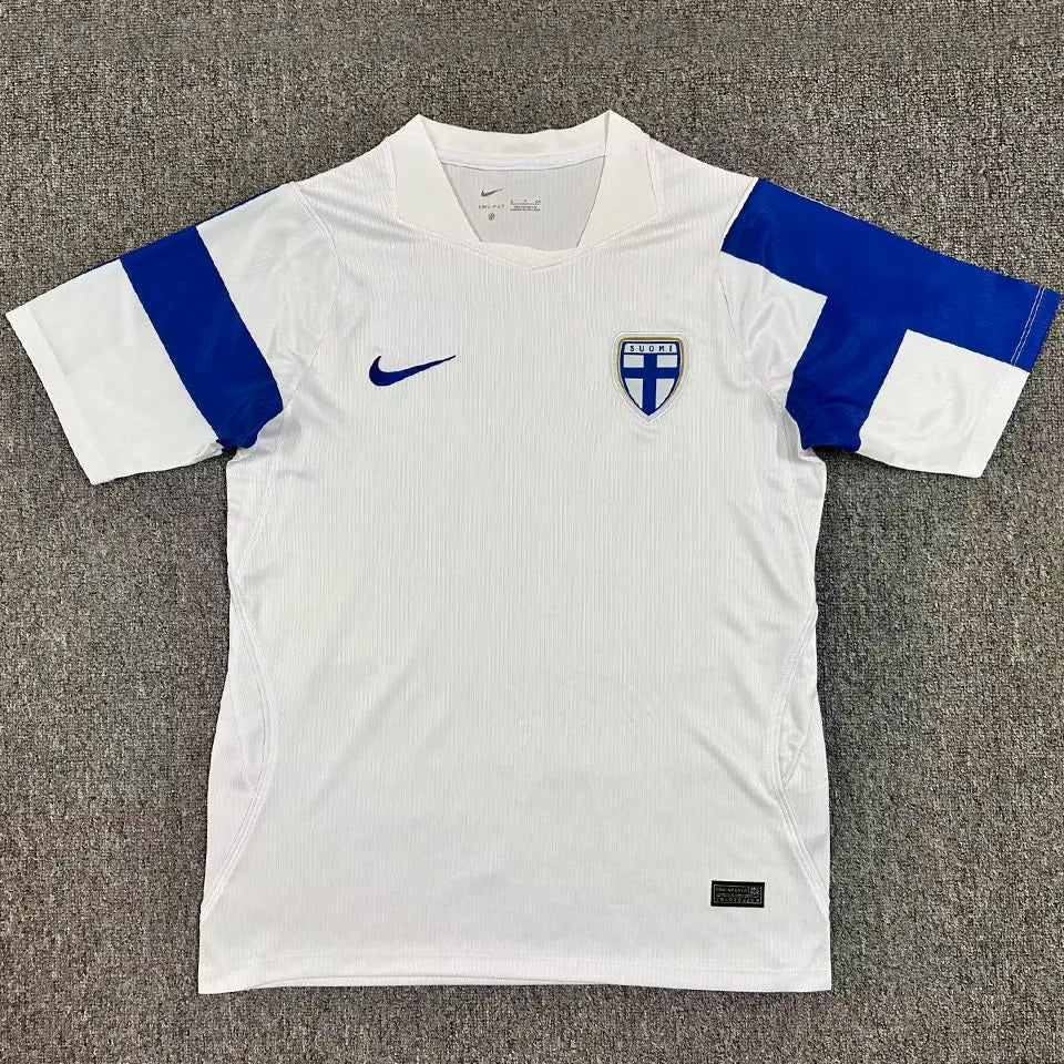 2026/27 Finland Home White Fans Soccer Jersey Front