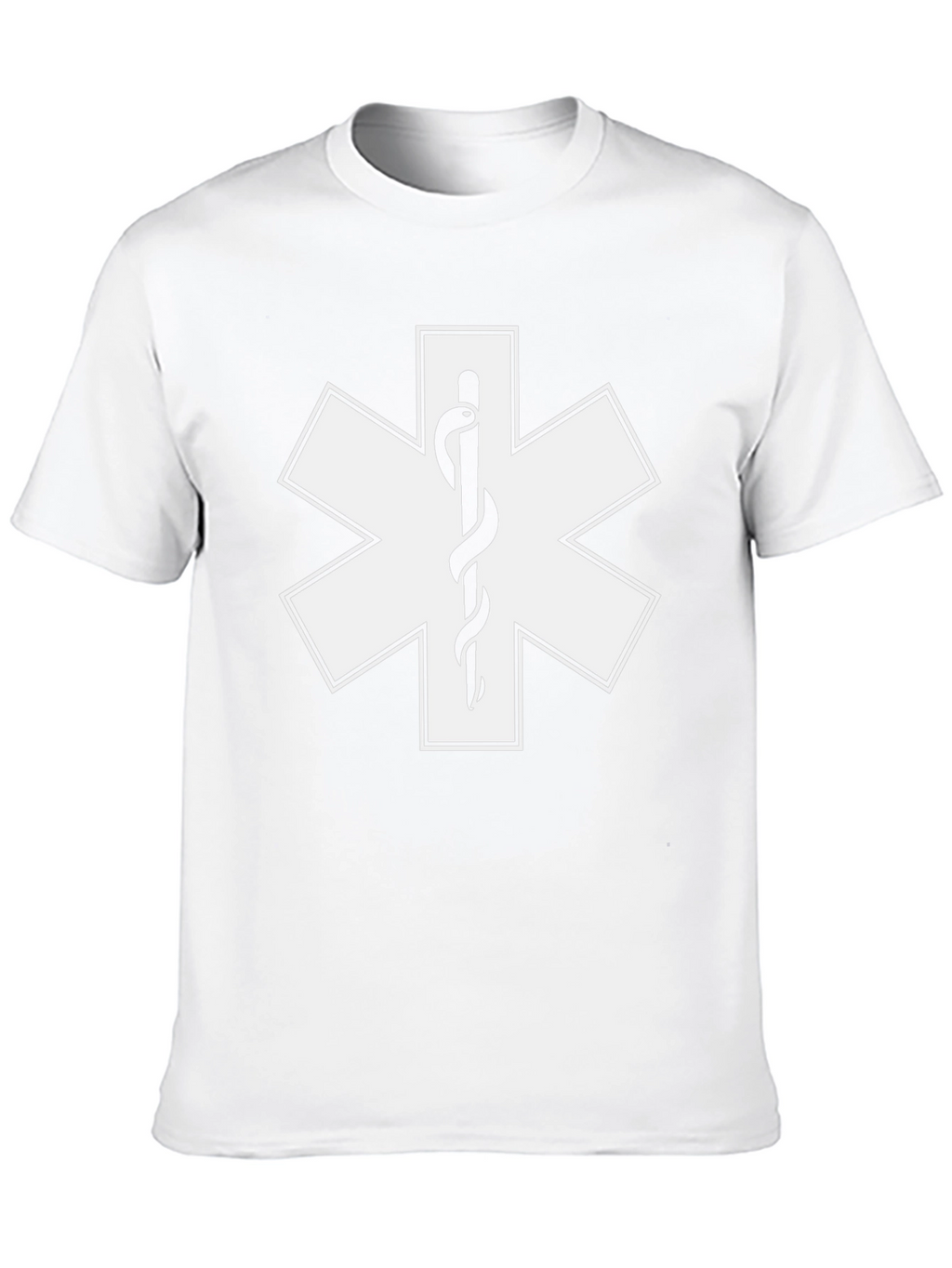 Star of Life T-Shirt - Black Medical EMS Tee