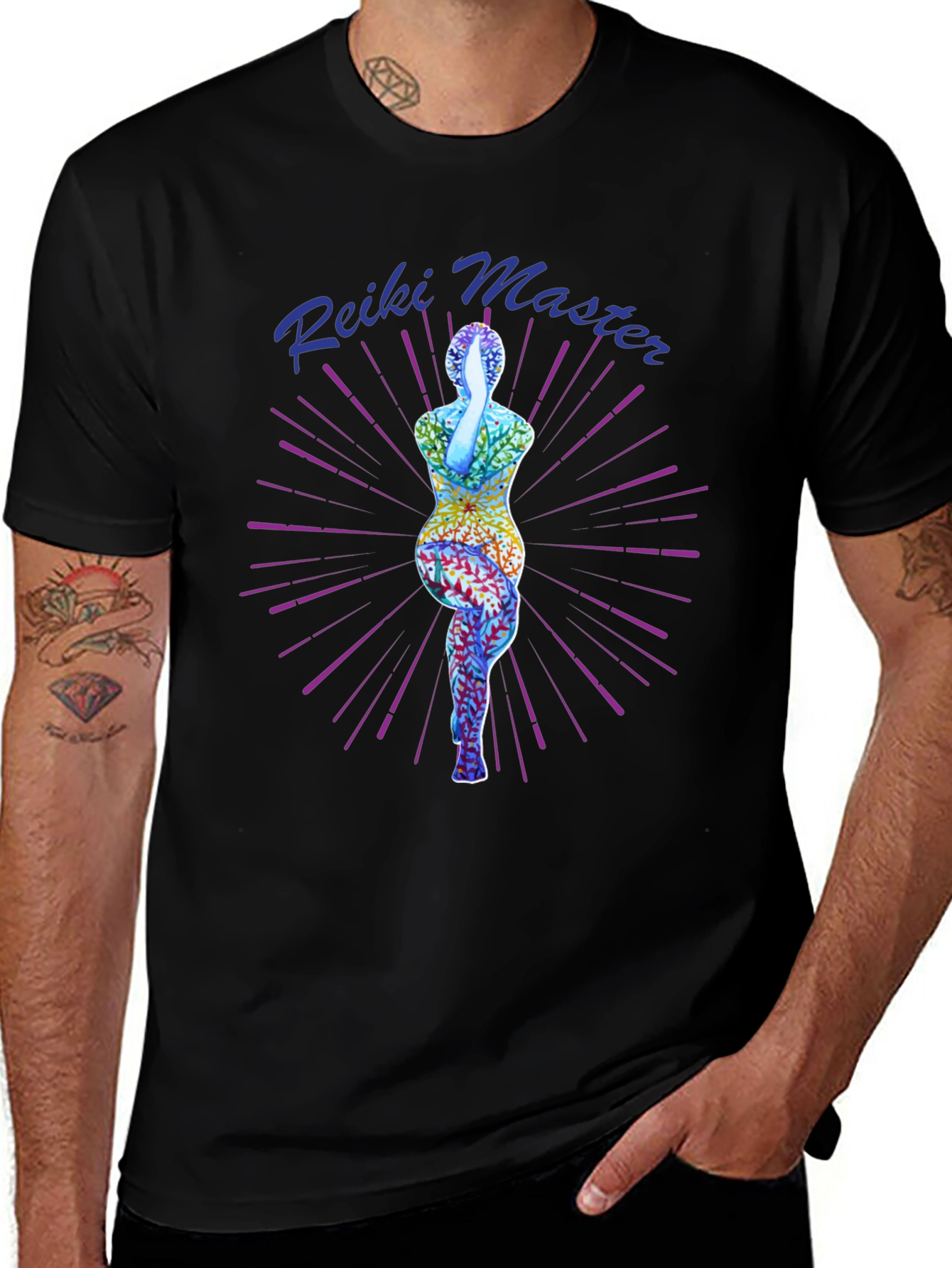 Reiki Master Graphic T-Shirt - Spiritual Yoga Tee