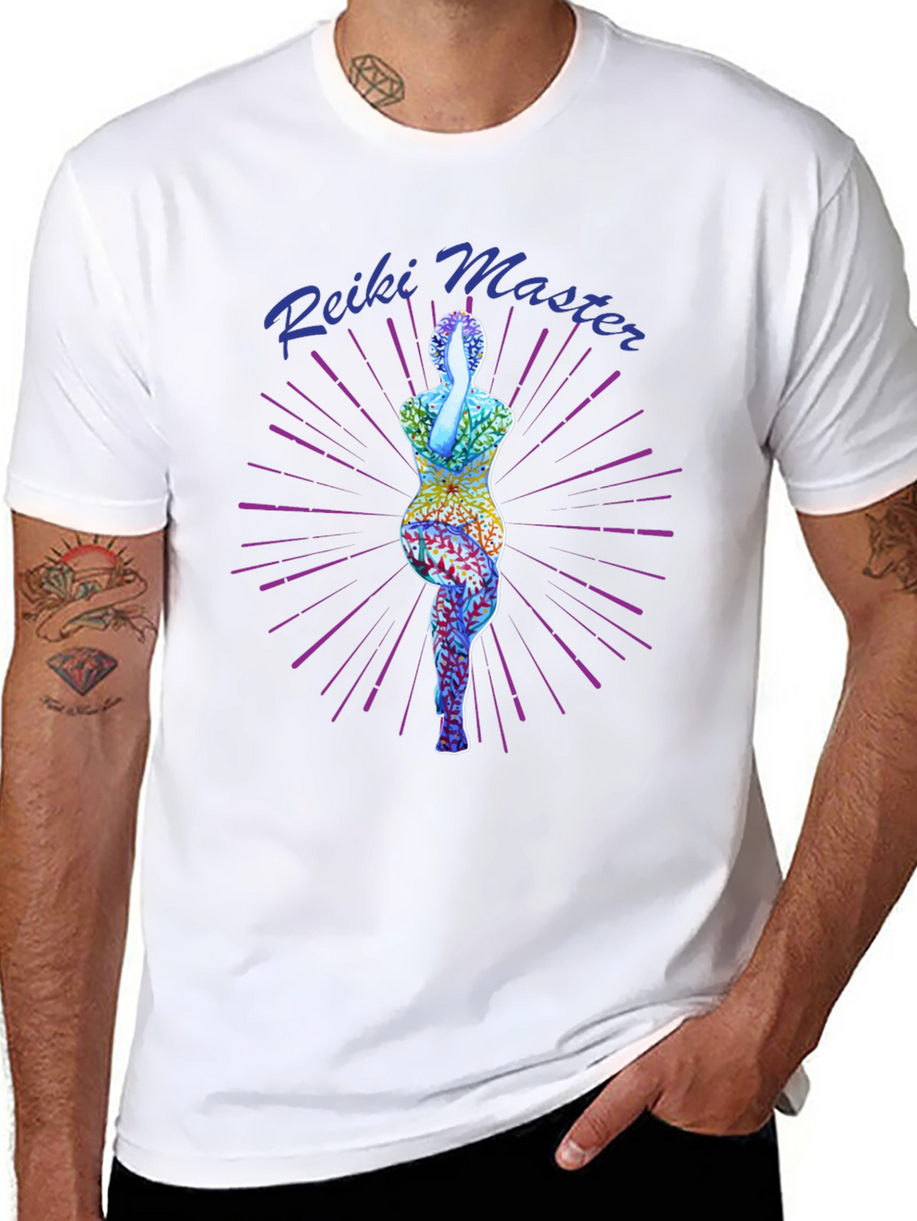 Reiki Master Graphic T-Shirt - Spiritual Yoga Tee