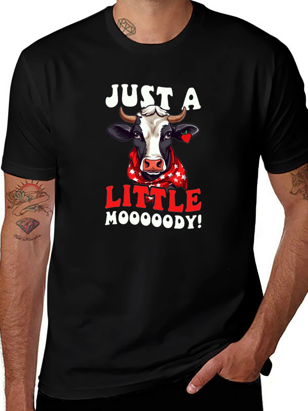 Just A Little Moooody Cow T-Shirt
