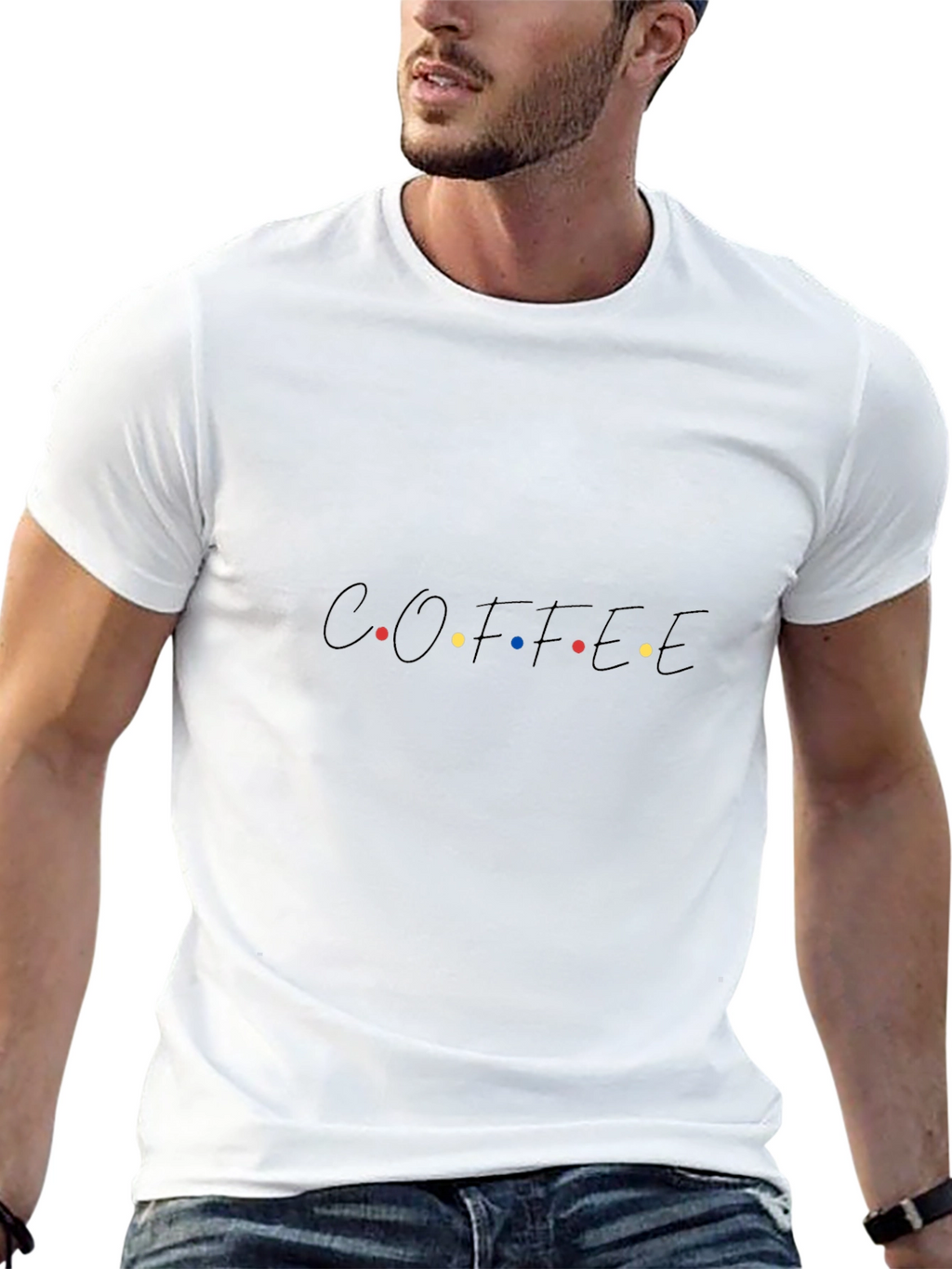 Coffee Friends Inspired Black T-Shirt