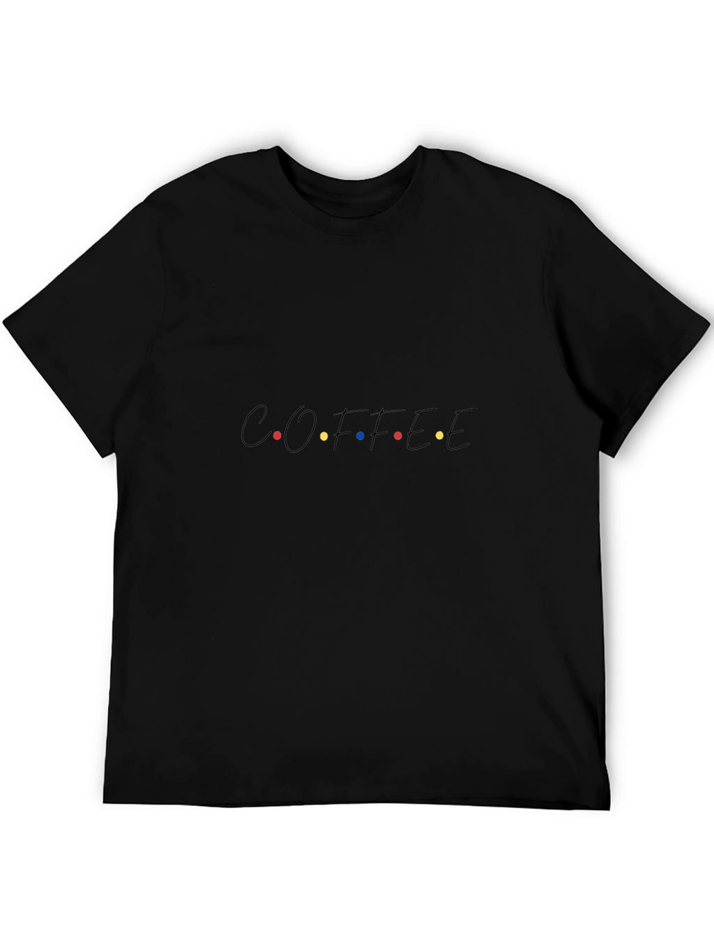 Coffee Friends Inspired Black T-Shirt