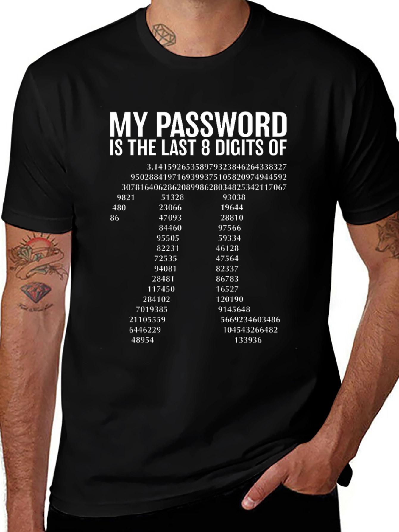 My Password Pi Funny Math T-Shirt