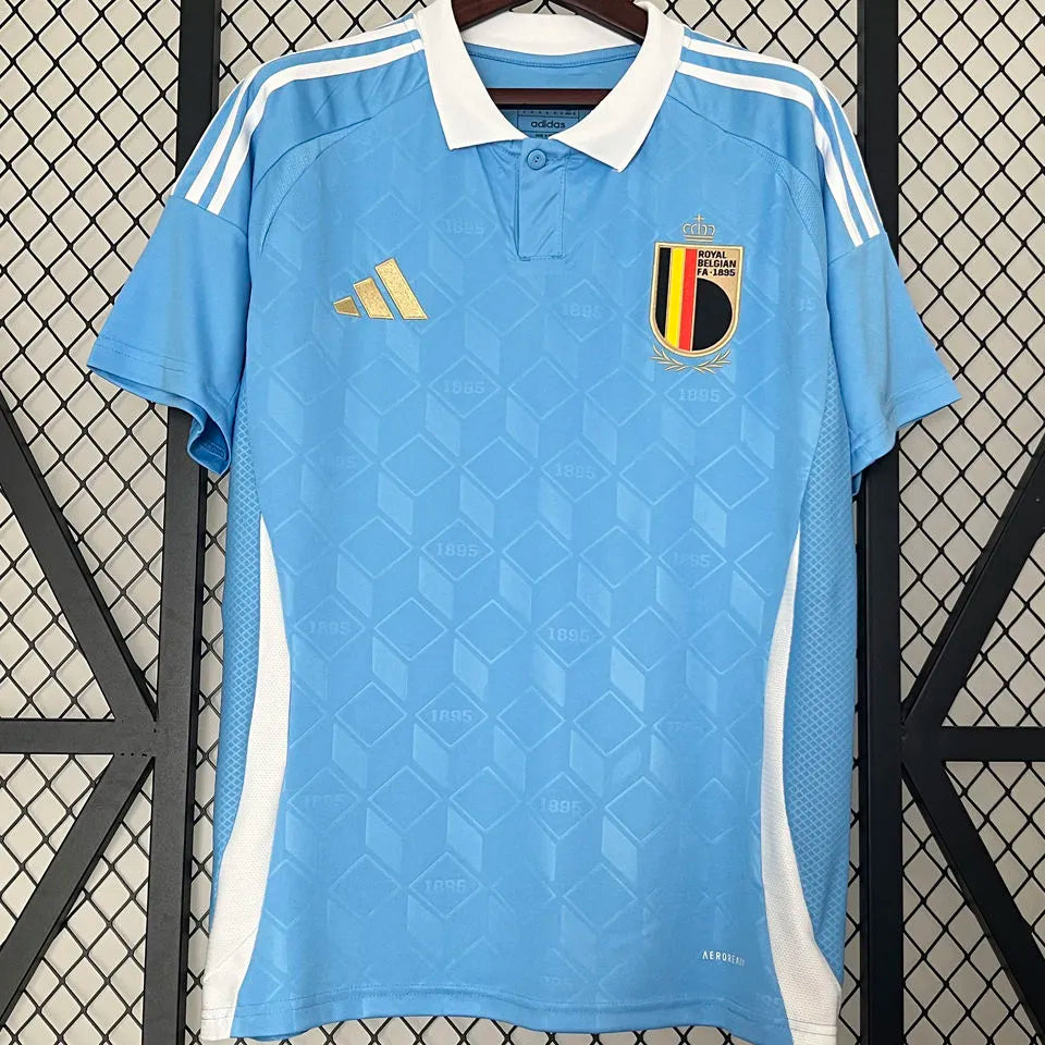 TROSSARD #9 Belgium Away Fans Soccer Jersey 2024/25 ★★ Detail 3