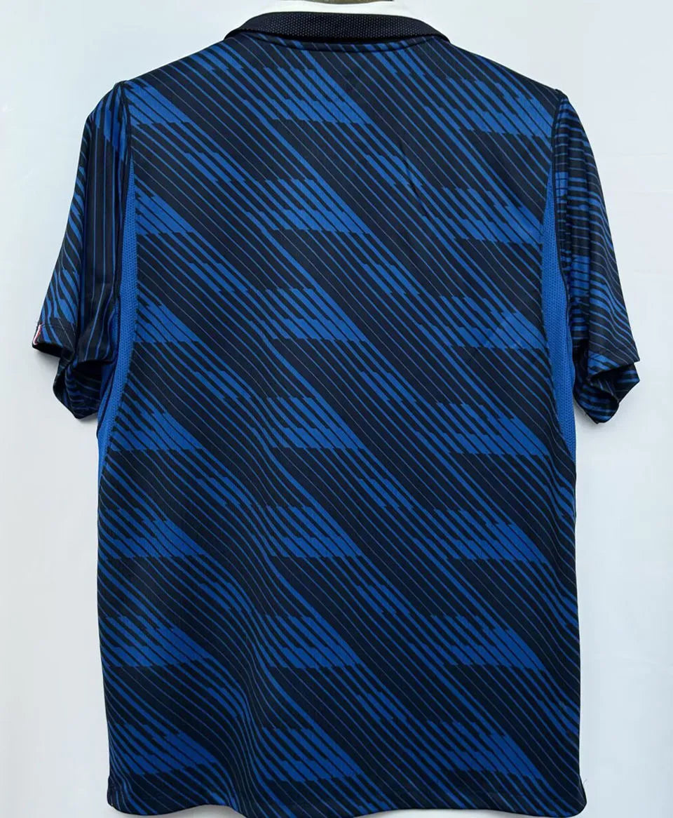 2026/27 France 1:1 Quality Home Blue Fans Soccer Jersey (Have Right Patch 有右臂章 白底金字） Detail 1