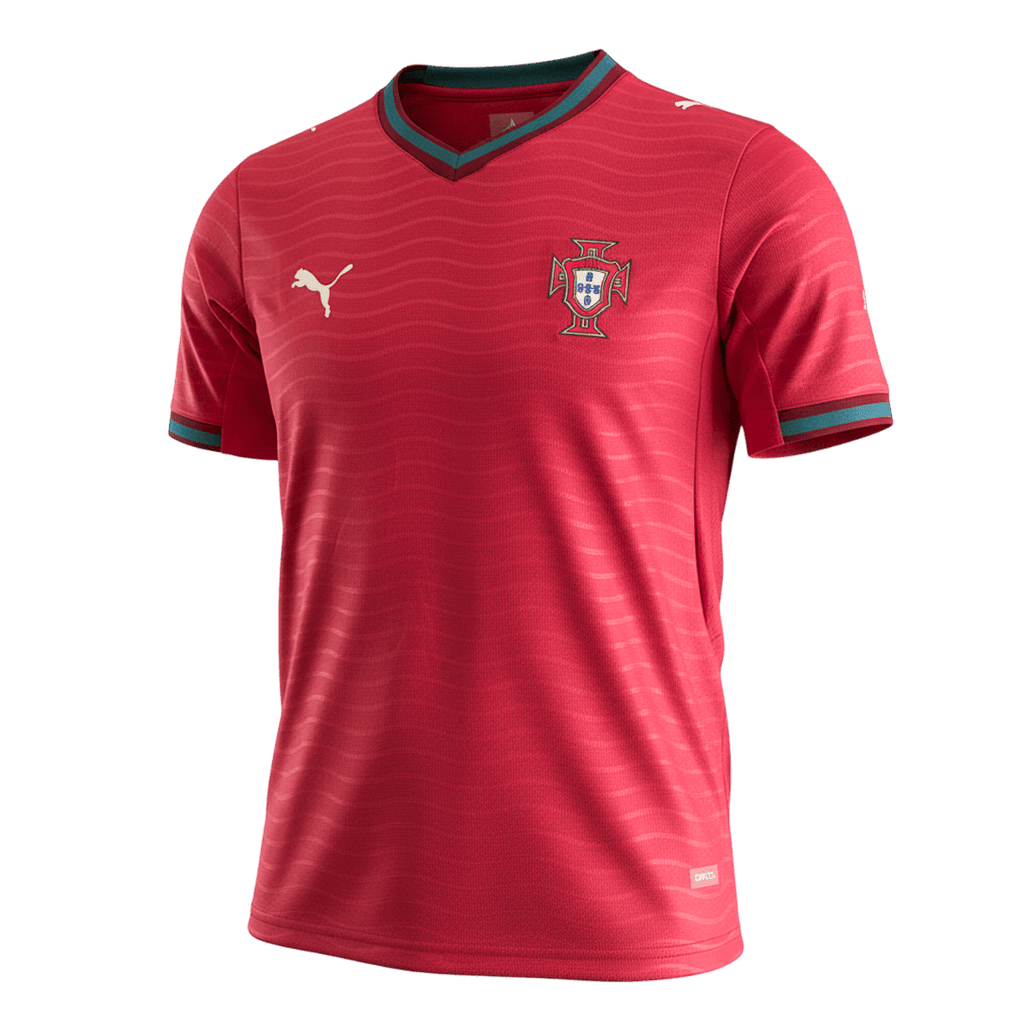 Portugal Home Soccer Jersey World Cup 2026 Red Front