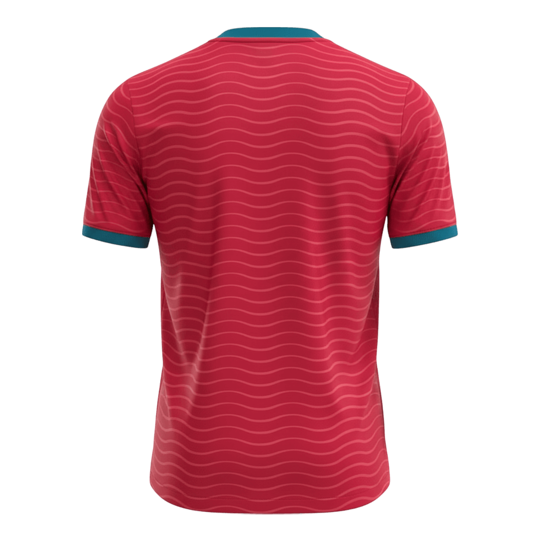 Portugal Home Soccer Jersey World Cup 2026 Red Back
