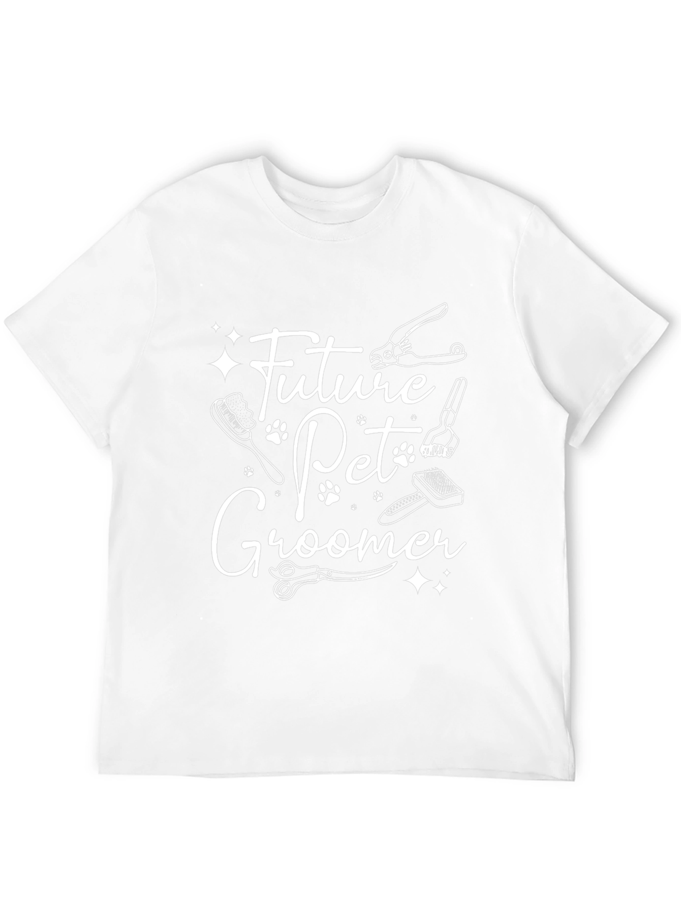 Future Pet Groomer Black T-Shirt