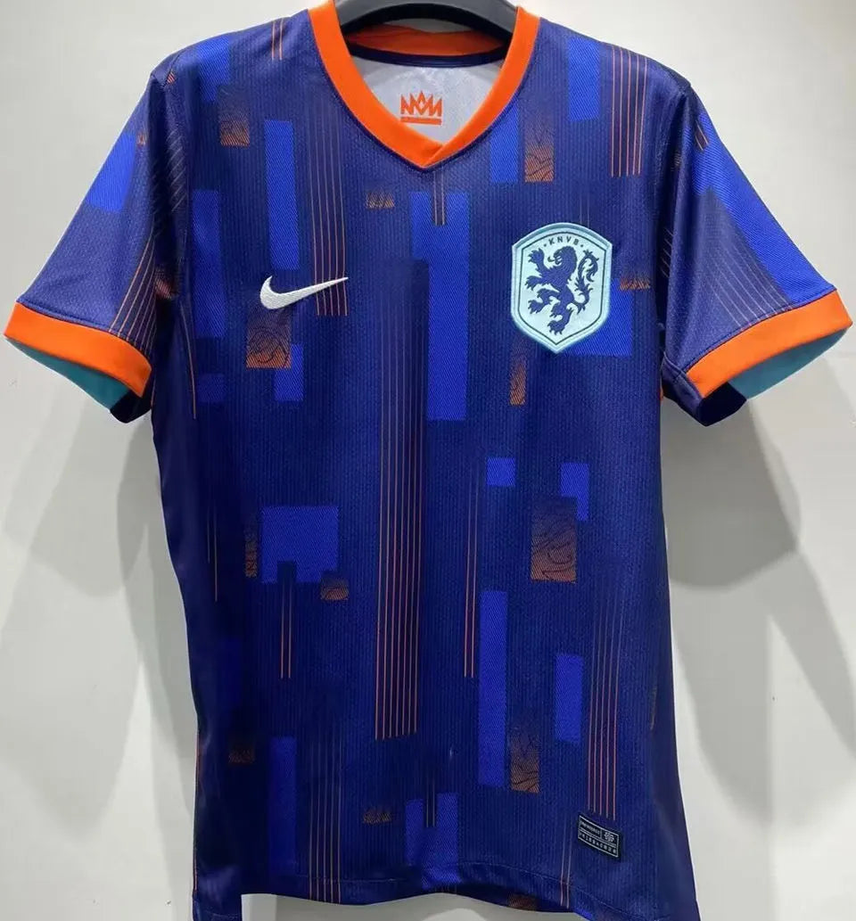 2024/25 NL Away Blue Fans Soccer Jersey Detail 1