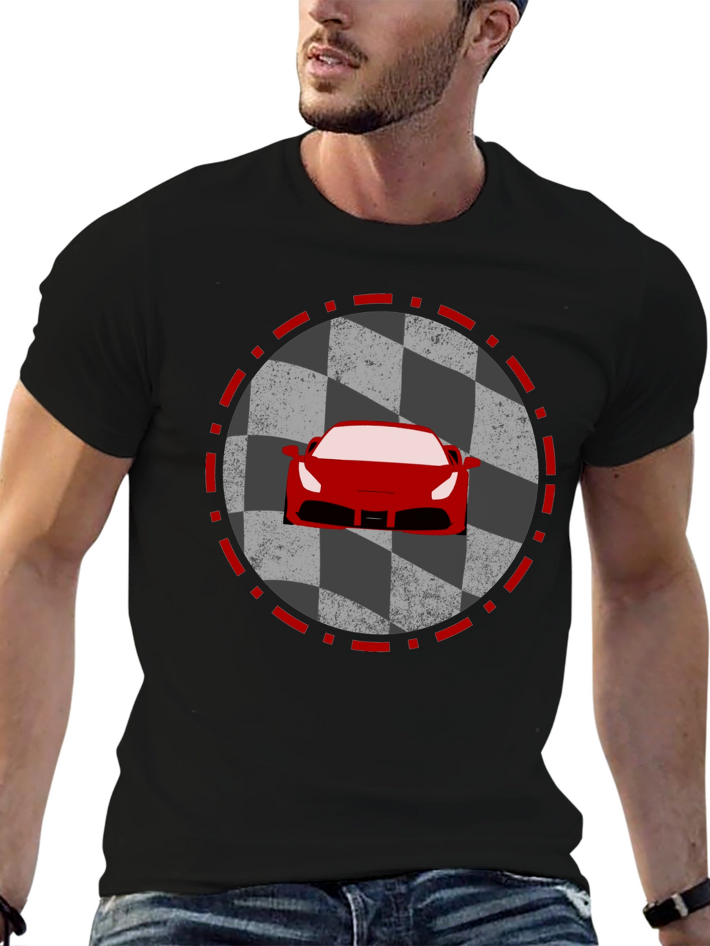 Racing Car Graphic Tee